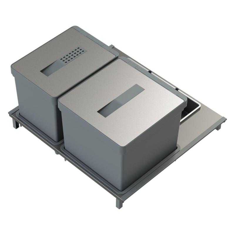 Indux Sort Odpadni sistem 2-delni Ročni upravljalnik za izvlečne predale 1208972319