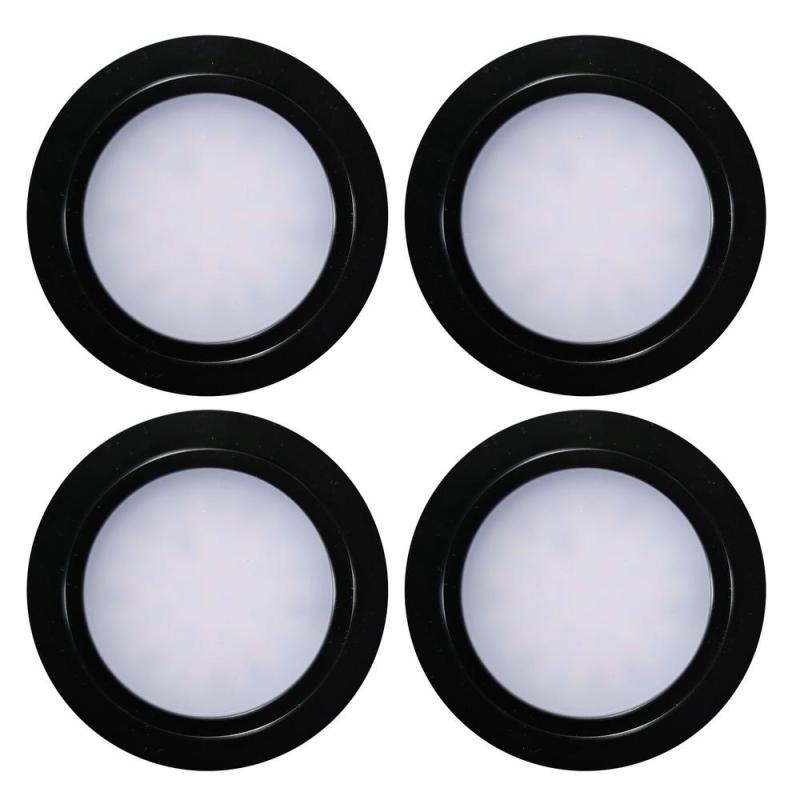 Indux Luma majhna vgradna kuhinja LED Spot Set 4 Spots z LED-gonilnikom Črna 1208972325