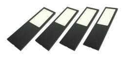 Indux Solin Kuhinja Opbouw Multi Tone LED Set 4 Spots x 3,6 W Črna 1208972346