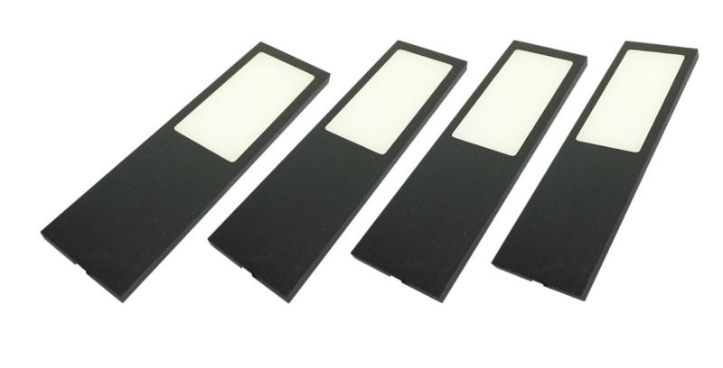 Indux Solin Kuhinja Opbouw Multi Tone LED Set 4 Spots x 3,6 W Črna 1208972346