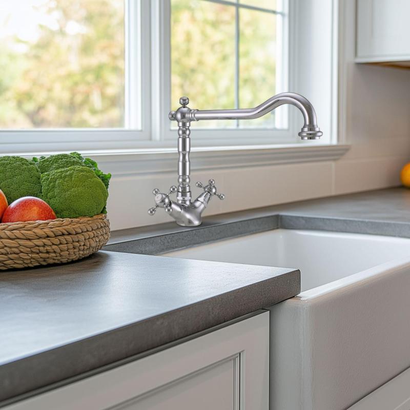 PB Nostalgijska kuhinjska pipa V1910 Krom