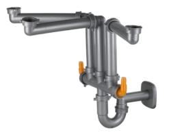 Franke Spazio 3 prostor za varčevanje s kuhinjskim sifonom za 3 pomivalna korita 6213